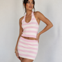 Striped Knit Mini Set