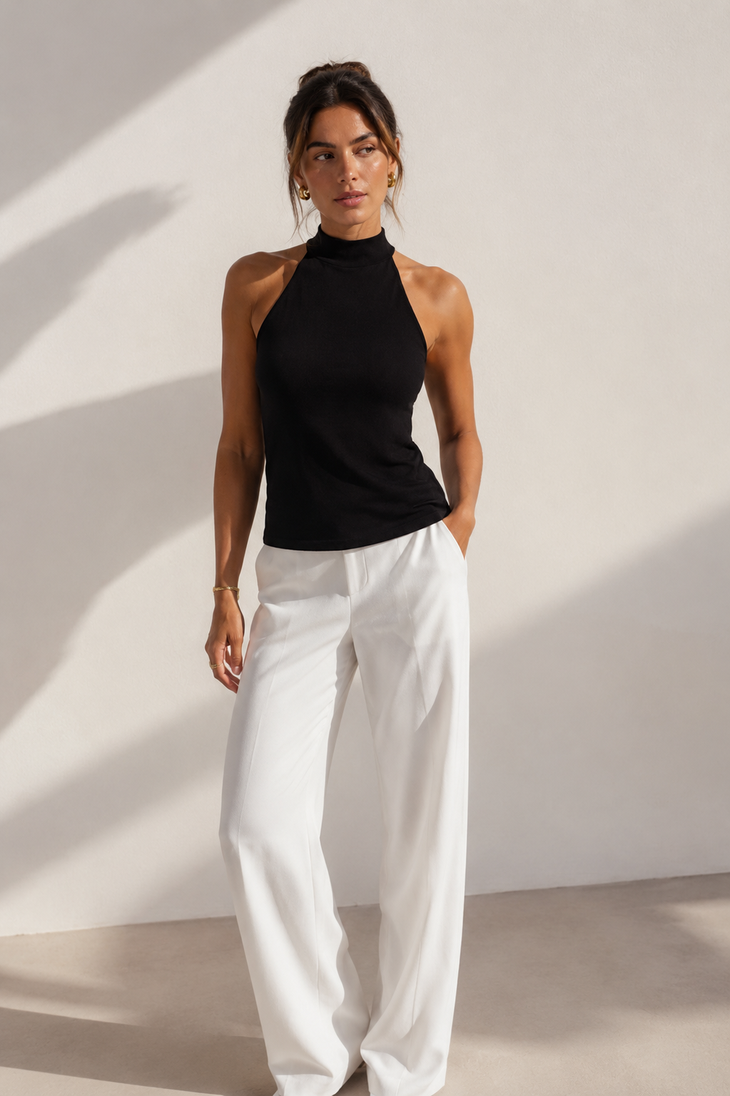 Open-Back Halter Top