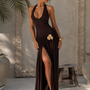 Draped Maxi Dress