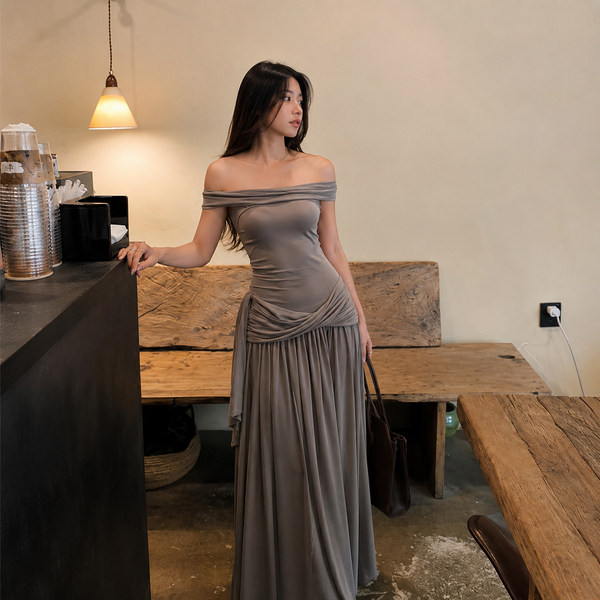 Aurielle Draped Maxi Dress