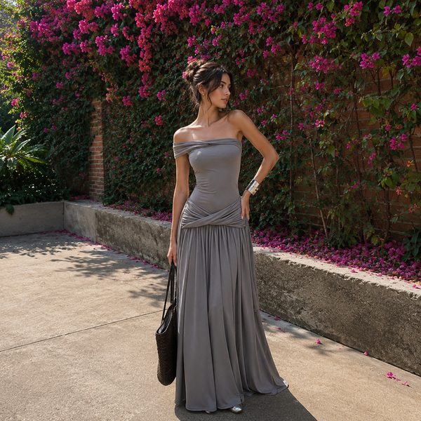 Aurielle Draped Maxi Dress
