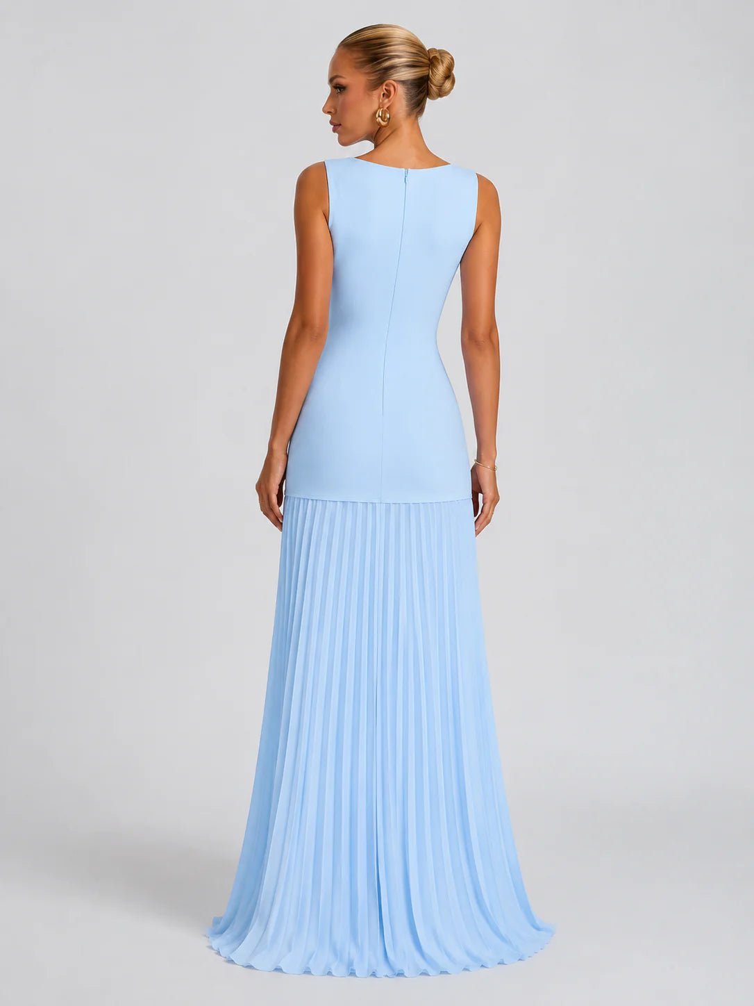 Pleated Elegance Maxi Dress