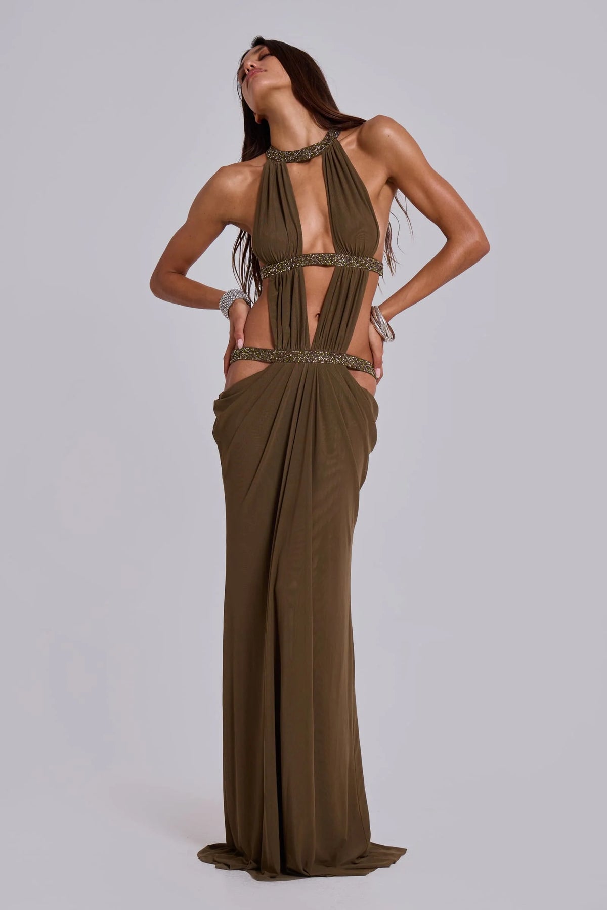Selene Embellished Maxi Dress