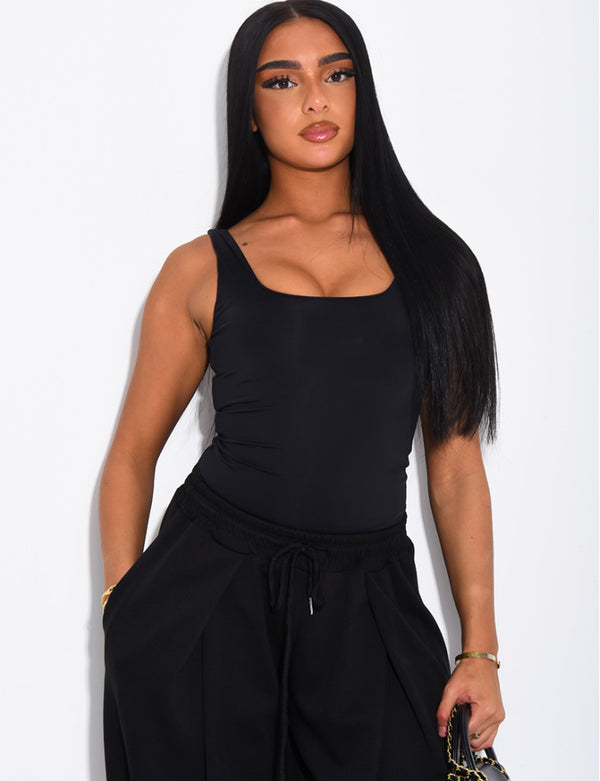 Square Neck Sculpting Bodysuit