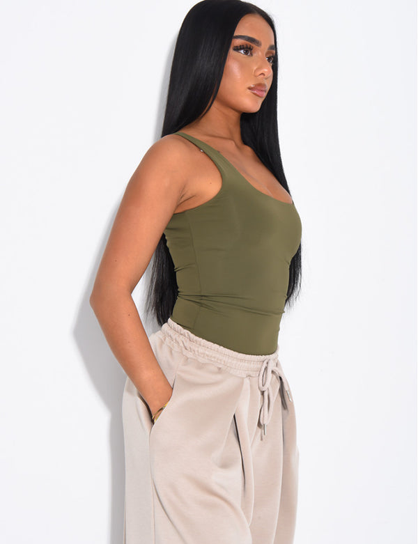Square Neck Sculpting Bodysuit