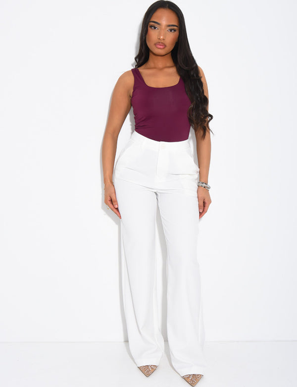 Square Neck Sculpting Bodysuit