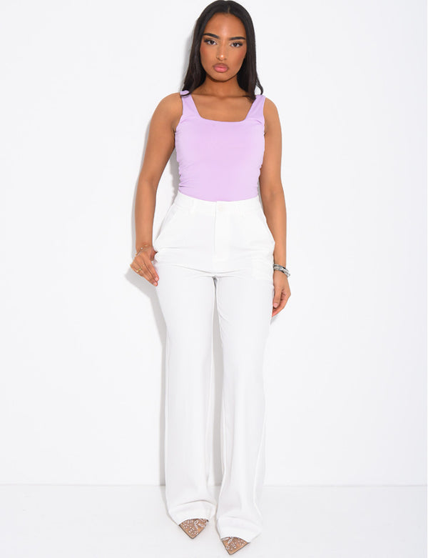 Square Neck Sculpting Bodysuit
