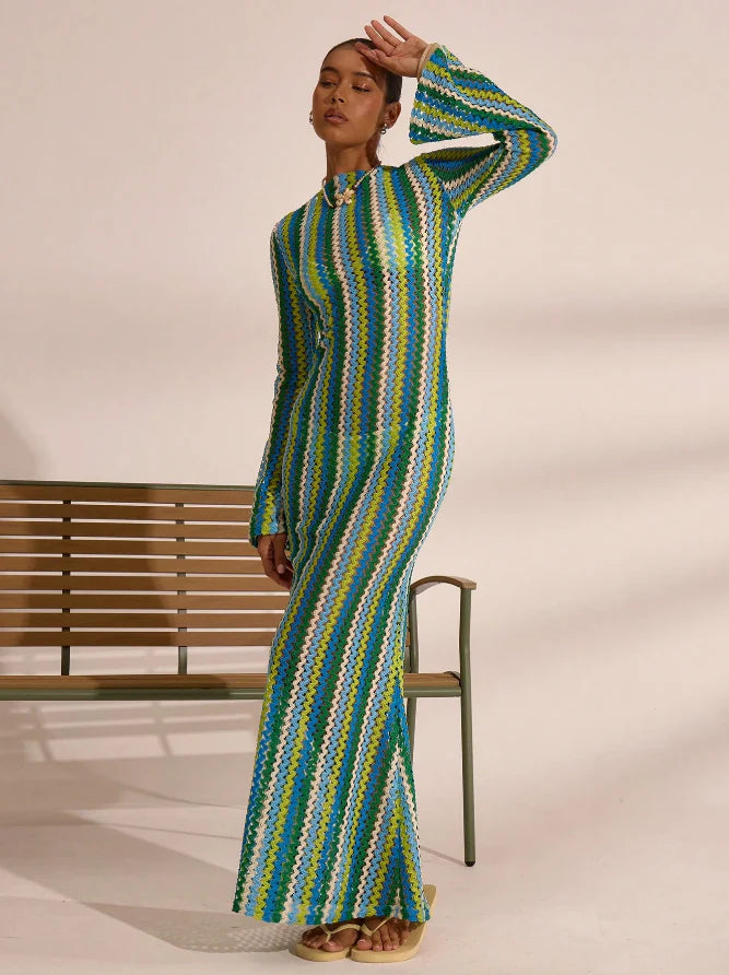 The Wave Maxi Dress