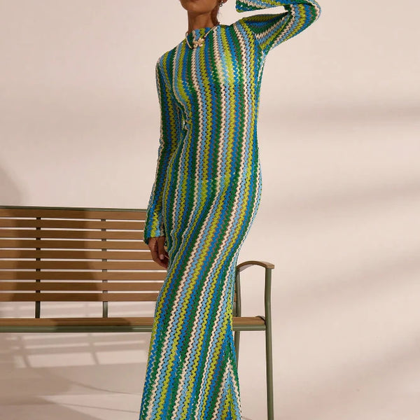 The Wave Maxi Dress