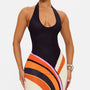 ISLAND SWIRL MESH MAXI DRESS