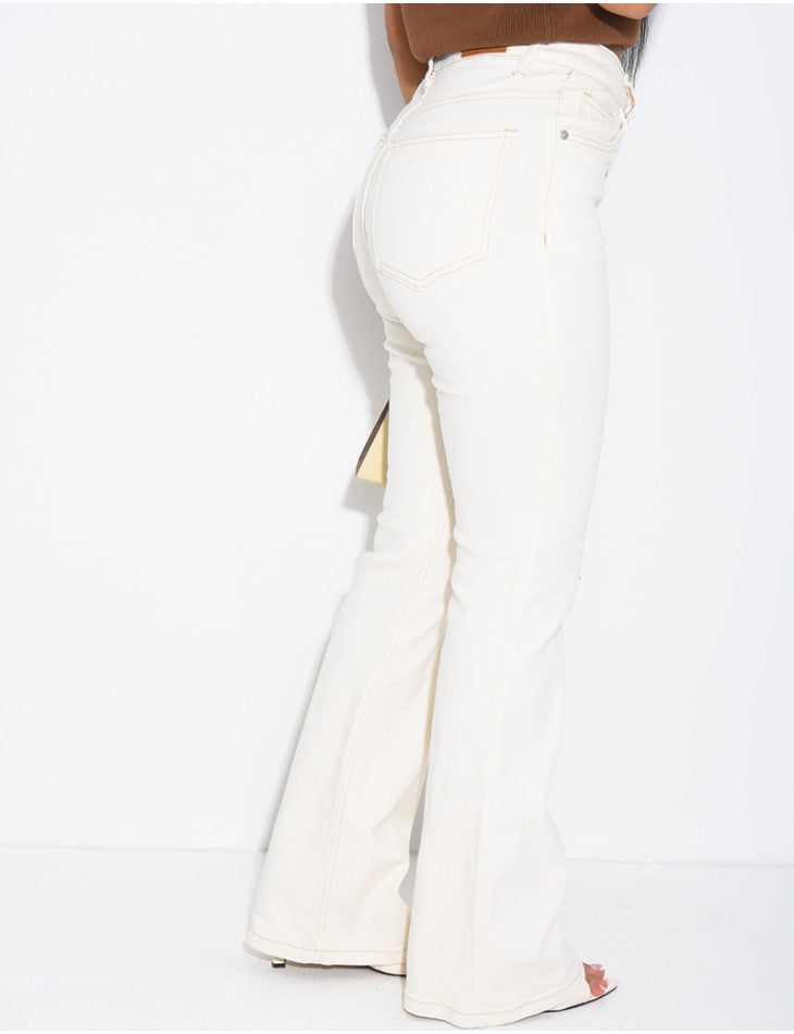 Stretch Flared Skinny Jeans