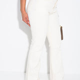 Stretch Flared Skinny Jeans