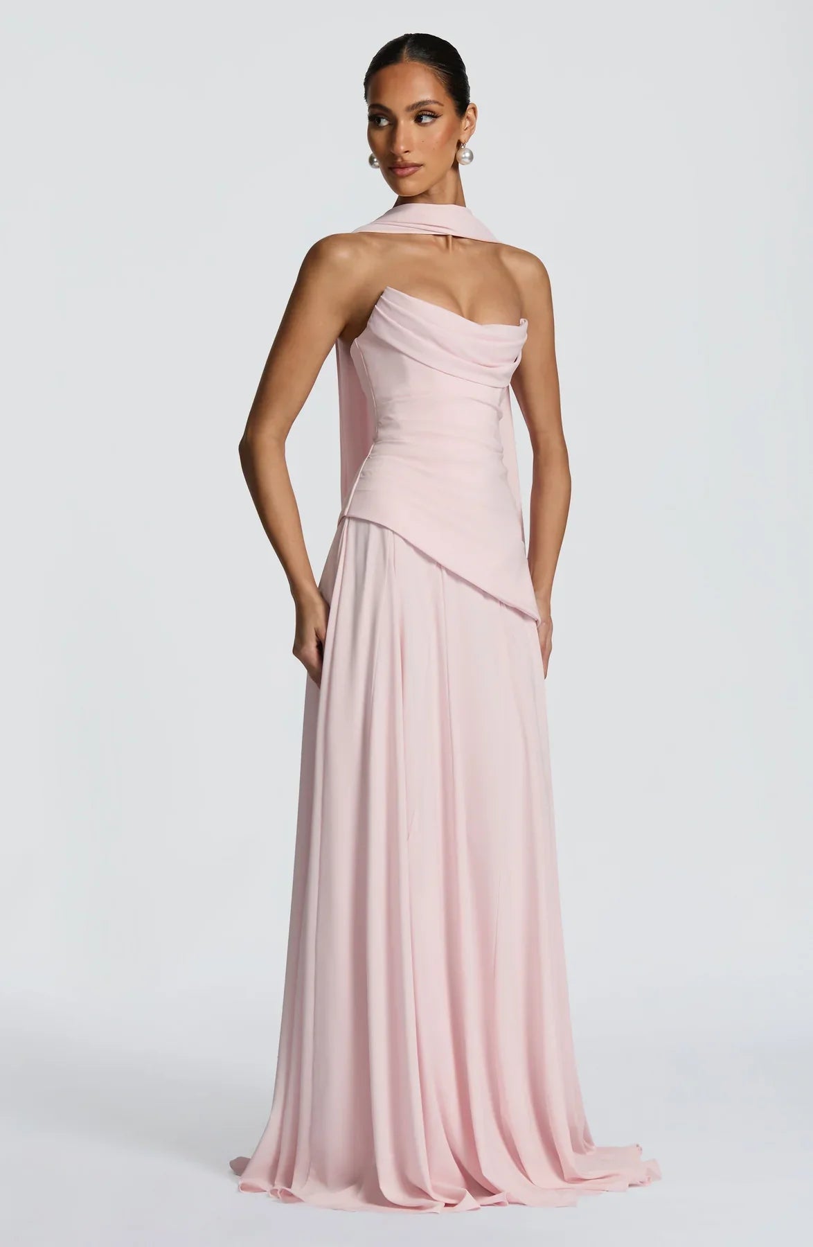 Draped Maxi Dress