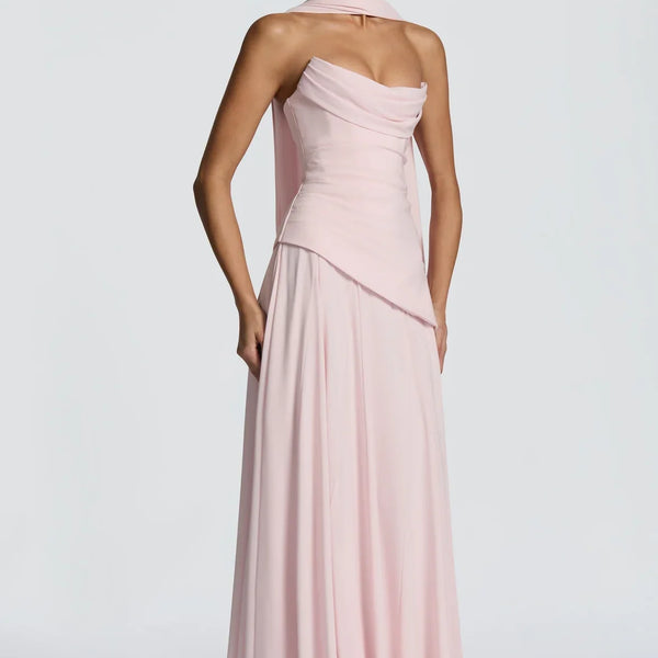 Draped Maxi Dress