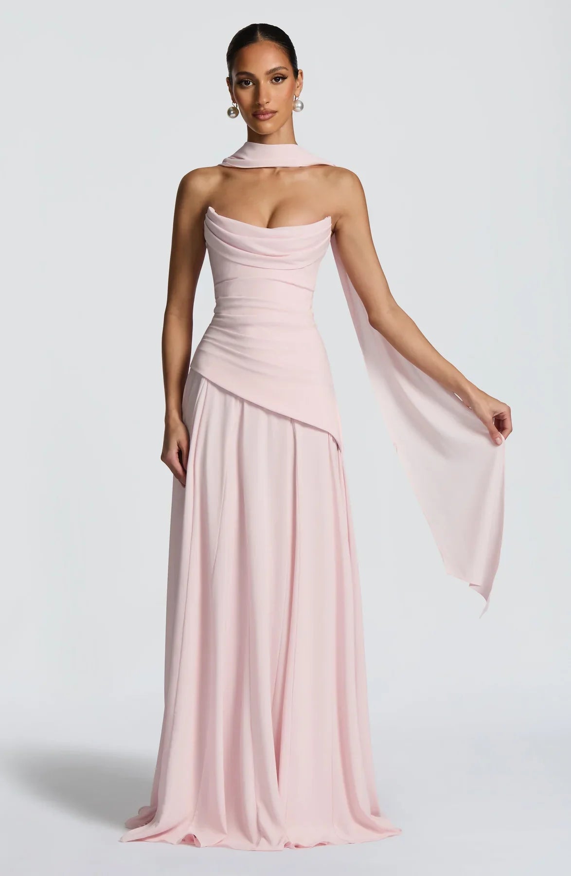 Draped Maxi Dress
