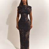 The Sandra Maxi in Leopard