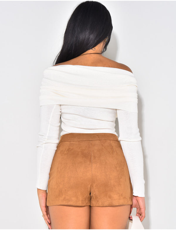 Lightweight Boat Neck Sweater