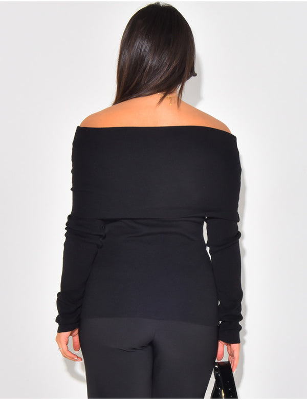 Lightweight Boat Neck Sweater